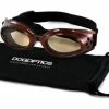 Dogoptics Hondenzonnebril Biker Brown Frame/Brown Lens -Hond winkel image 1160