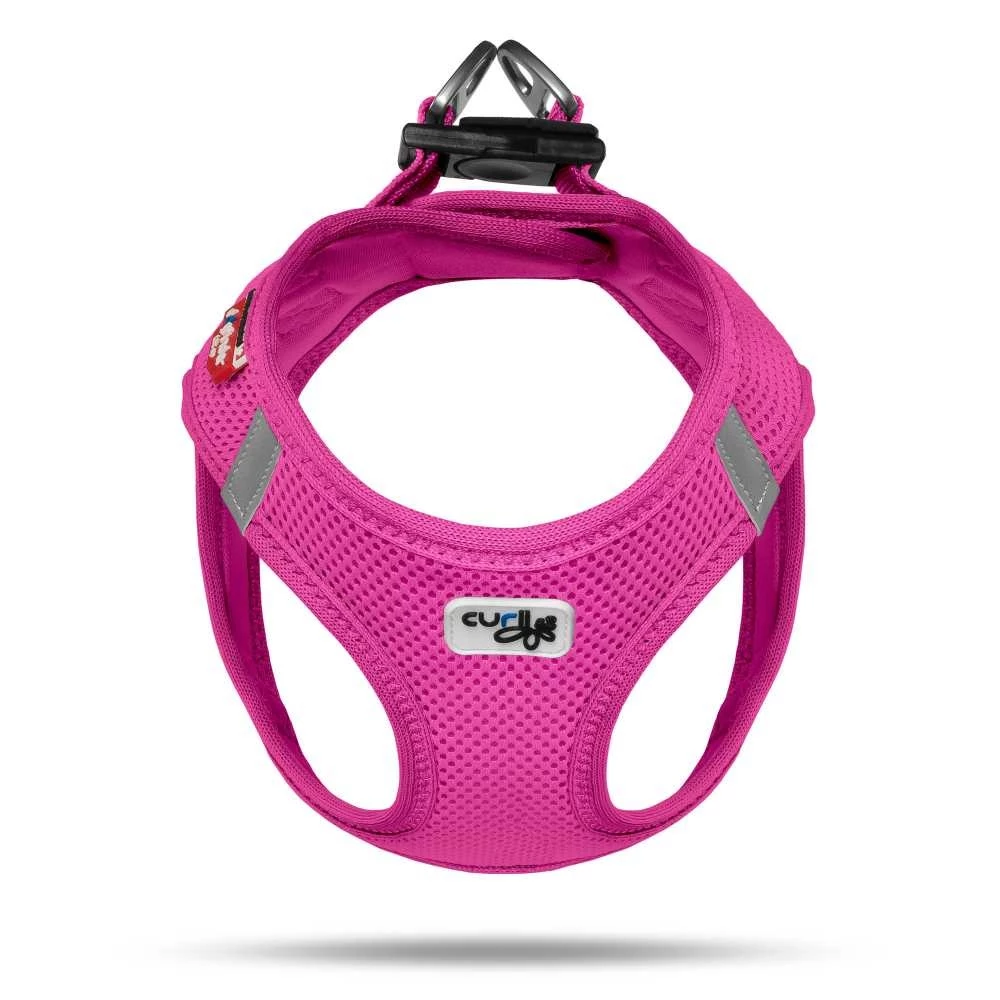 Curli Hondentuig Air-Mesh Harness Fuchsia 7 Curli Hondentuig Air-Mesh Harness Fuchsia - Afbeelding 5