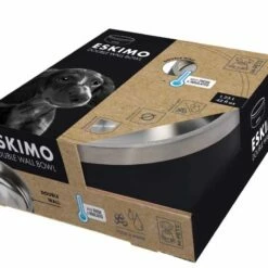 M-Pets Dubbelwandige Drink- Of Voerbak Eskimo Zwart