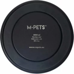 M-Pets Dubbelwandige Drink- Of Voerbak Eskimo Zwart -Hond winkel image 1238