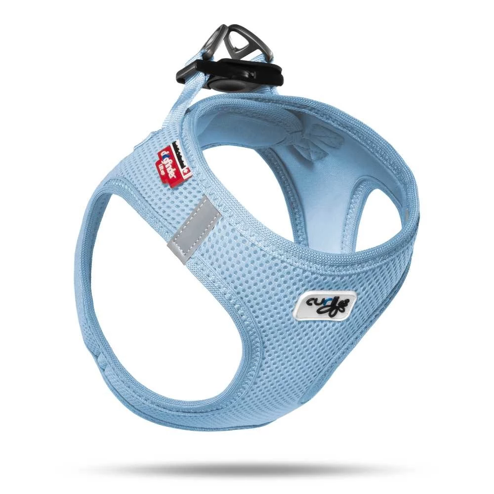 Curli Hondentuig Air-Mesh Harness Light Blue 3 Curli Hondentuig Air-Mesh Harness Light Blue