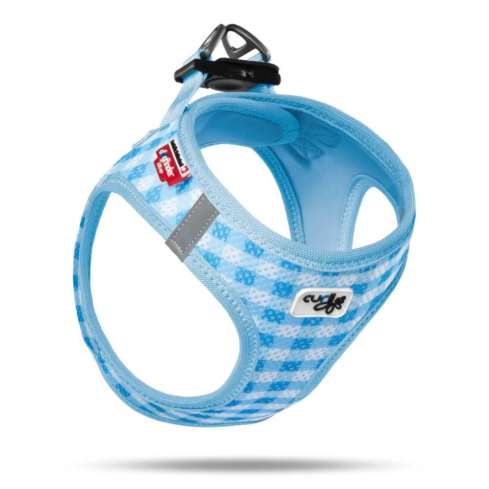 Curli Puppy Tuig & Riem Air Mesh Blauw 4 Curli Puppy Tuig & Riem Air Mesh Blauw - Afbeelding 2