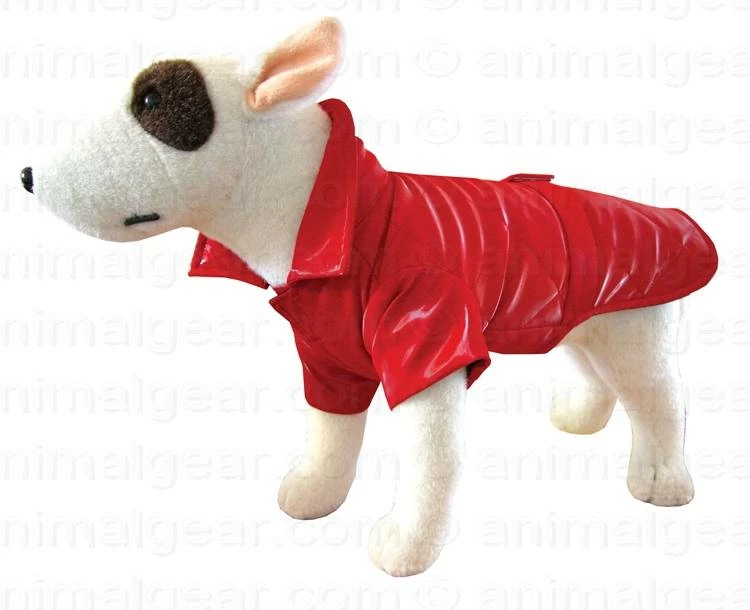 Doxtasy Hondenregenjas New York Red 3 Doxtasy Hondenregenjas New York Red