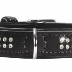 Hunter Hondenhalsband Softie Zwart Deluxe