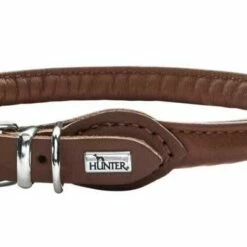 Hunter Hondenhalsband Round & Soft Bruin
