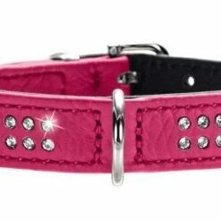 Hunter Hondenhalsband Diamond Petit Roze