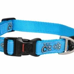 Rogz Hondenhalsband Turquoise Paws