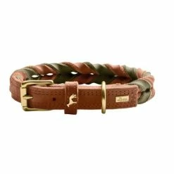Hunter Hondenhalsband Solid Education Duo Cognac