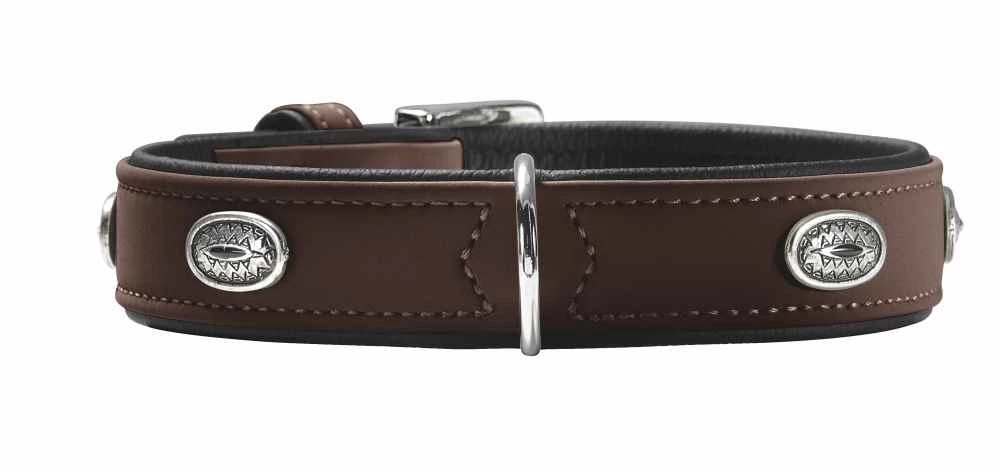 Hunter Hondenhalsband Softie Stone Bruin 3 Hunter Hondenhalsband Softie Stone Bruin