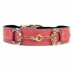 Hartman And Rose Hondenhalsband Horse & Hound Roze