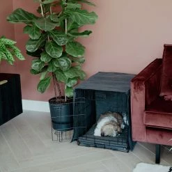 District70 Sherpa Benchkussen Donkergrijs -Hond winkel image 2267