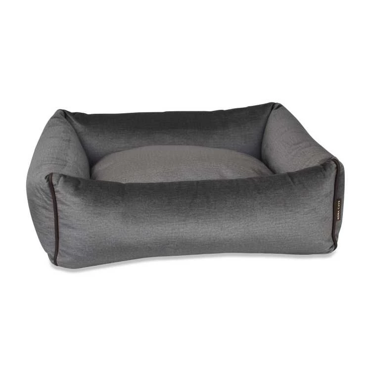 KONA CAVE Hondenmand Snuggle Cave Bed Grey Velvet 7 KONA CAVE Hondenmand Snuggle Cave Bed Grey Velvet - Afbeelding 5