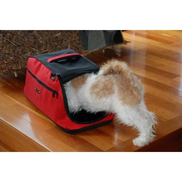 Sleepypod Hondendraagtas Air Strawberry Red 6 Sleepypod Hondendraagtas Air Strawberry Red - Afbeelding 4