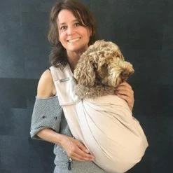 4LazyLegs Hondendraagtas Canvas Zacht Roze