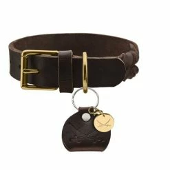 Hunter Hondenhalsband Sansibar Solid Bruin