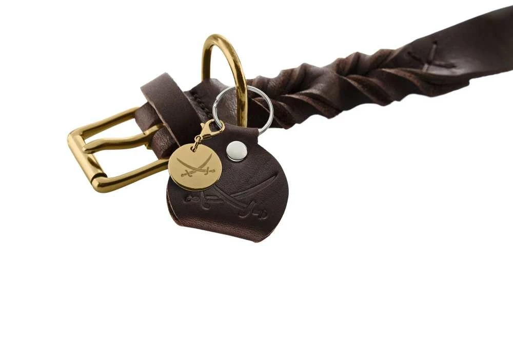 Hunter Hondenhalsband Sansibar Solid Bruin 4 Hunter Hondenhalsband Sansibar Solid Bruin - Afbeelding 2