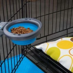 Dexas Kennel Bowl Pro Blue