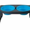 Dexas Adjustable Height Pet Feeder Pro Blue 2 Dexas Adjustable Height Pet Feeder Pro Blue -Hond winkel image 2954