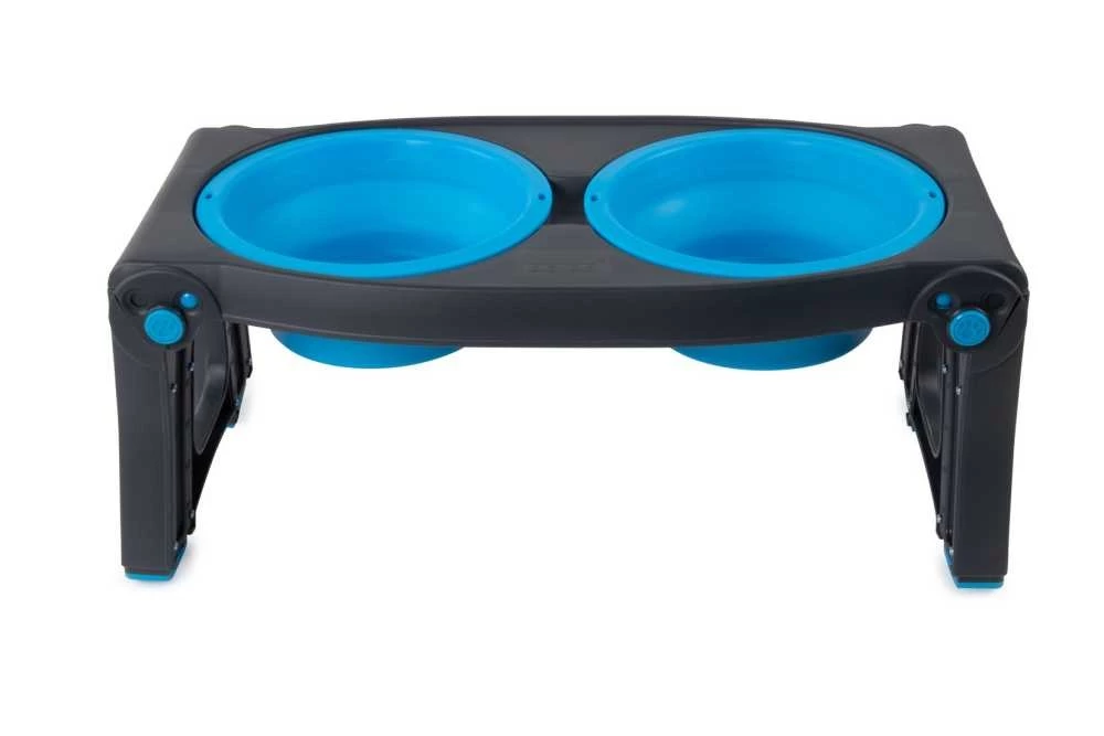 Dexas Adjustable Height Pet Feeder Pro Blue 3 Dexas Adjustable Height Pet Feeder Pro Blue