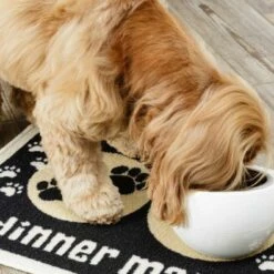 Pet Rebellion Voerbakmat Dinner Mate Zwart 6 Pet Rebellion Voerbakmat Dinner Mate Zwart -Hond winkel image 2959