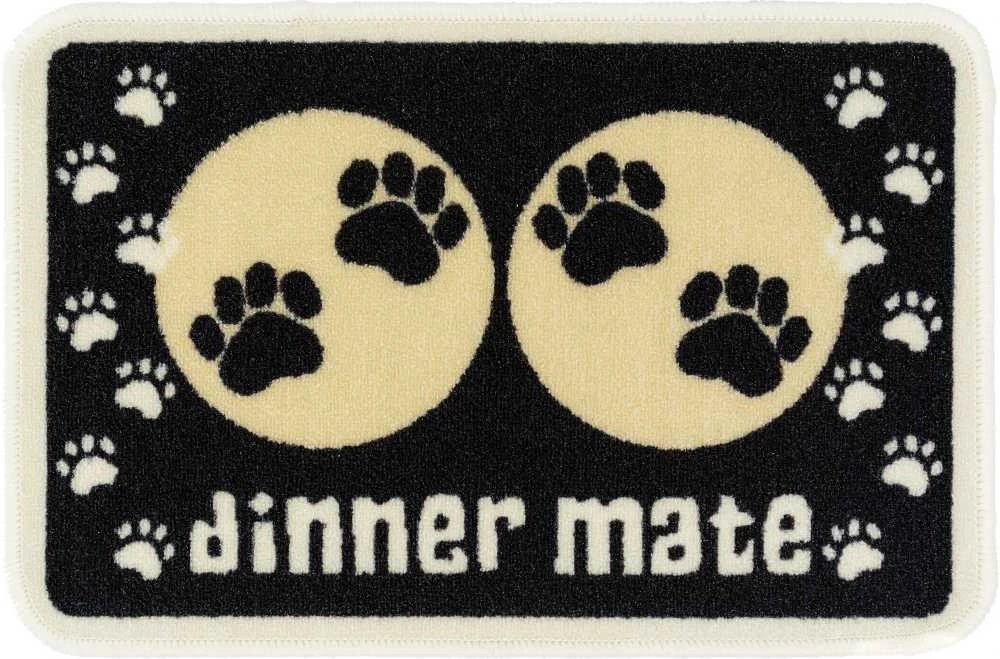 Pet Rebellion Voerbakmat Dinner Mate Zwart 5 Pet Rebellion Voerbakmat Dinner Mate Zwart - Afbeelding 3