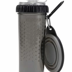 Dexas Snack Duo Met Travel Cup Light Grey