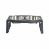 Dexas Adjustable Height Pet Feeder Steel -Hond winkel image 2999