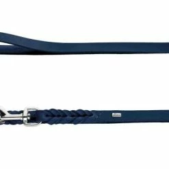Hunter Verstelbare Hondenriem Solid Education Donkerblauw