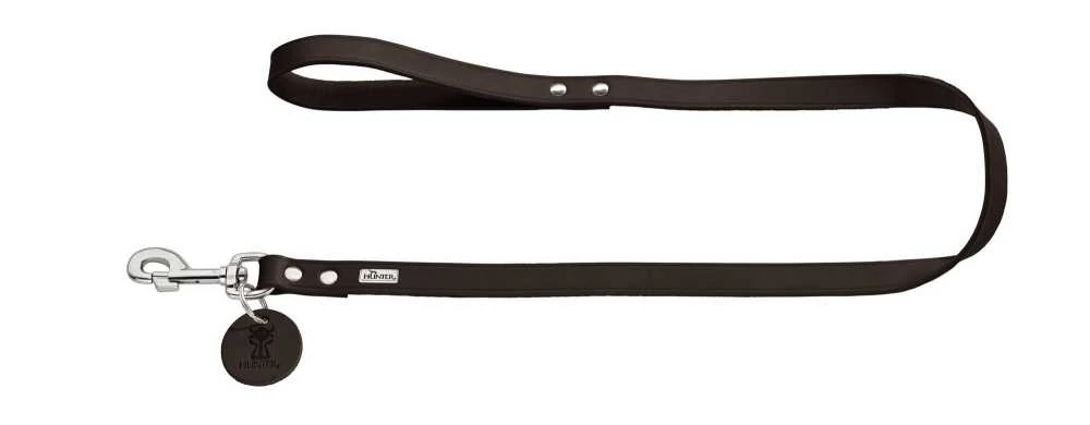 Hunter Hondenriem Donkerbruin Leer 3 Hunter Hondenriem Donkerbruin Leer