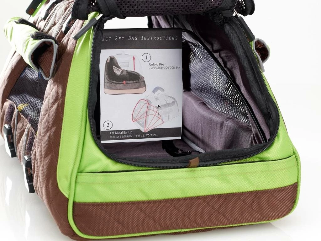 Petego Hondendraagtas Jet Set Forma Groen 4 Petego Hondendraagtas Jet Set Forma Groen - Afbeelding 2