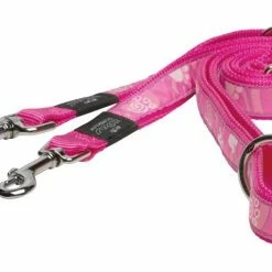 Rogz Hondenriem Multi Purpose Pink Paw