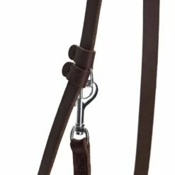 Hunter Lange Verstelbare Hondenriem Aalborg Donkerbruin -Hond winkel image 3534