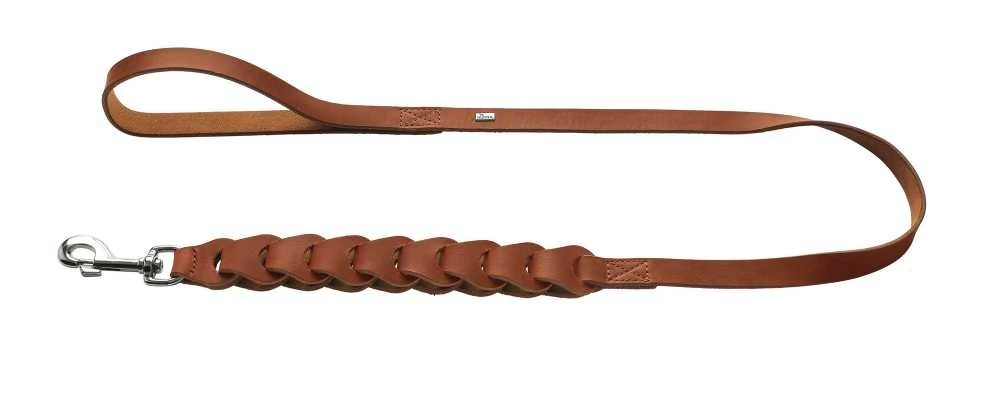 Hunter Hondenriem Solid Education Chain Cognac 3 Hunter Hondenriem Solid Education Chain Cognac