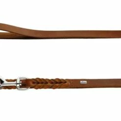 Hunter Verstelbare Hondenriem Solid Education Cognac