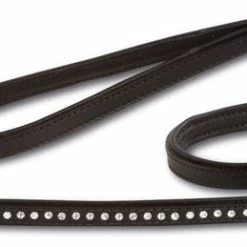 Doxtasy Hondenriem Swarovski Extreme Black