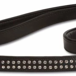 Doxtasy Hondenriem Swarovski Extreme Black -Hond winkel image 3668