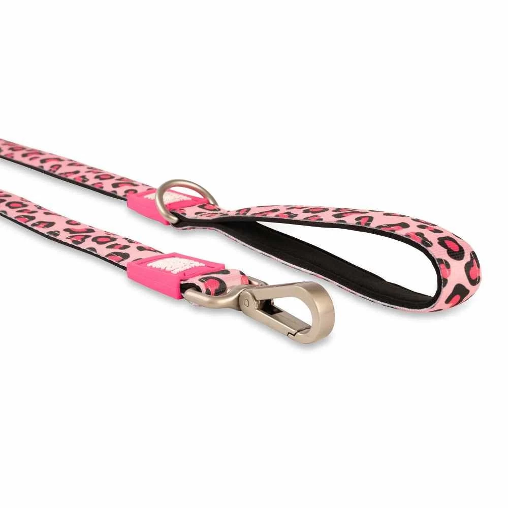 Max&Molly Max & Molly Hondenriem Short Leash Leopard Pink 5 Max&Molly Max & Molly Hondenriem Short Leash Leopard Pink - Afbeelding 3