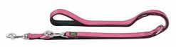 Hunter Verstelbare Hondenriem Neopreen Framboos