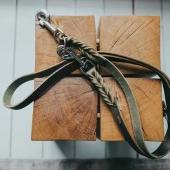 Hunter Verstelbare Hondenriem Solid Education Olive -Hond winkel image 3863