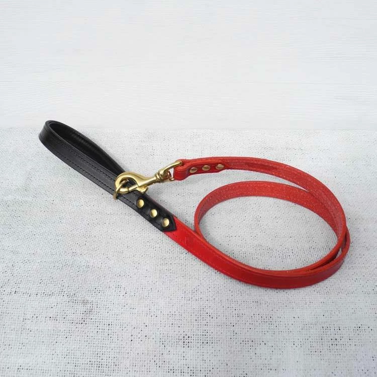 Houndworthy Hondenriem Bridle Leather Oxblood Red 3 Houndworthy Hondenriem Bridle Leather Oxblood Red
