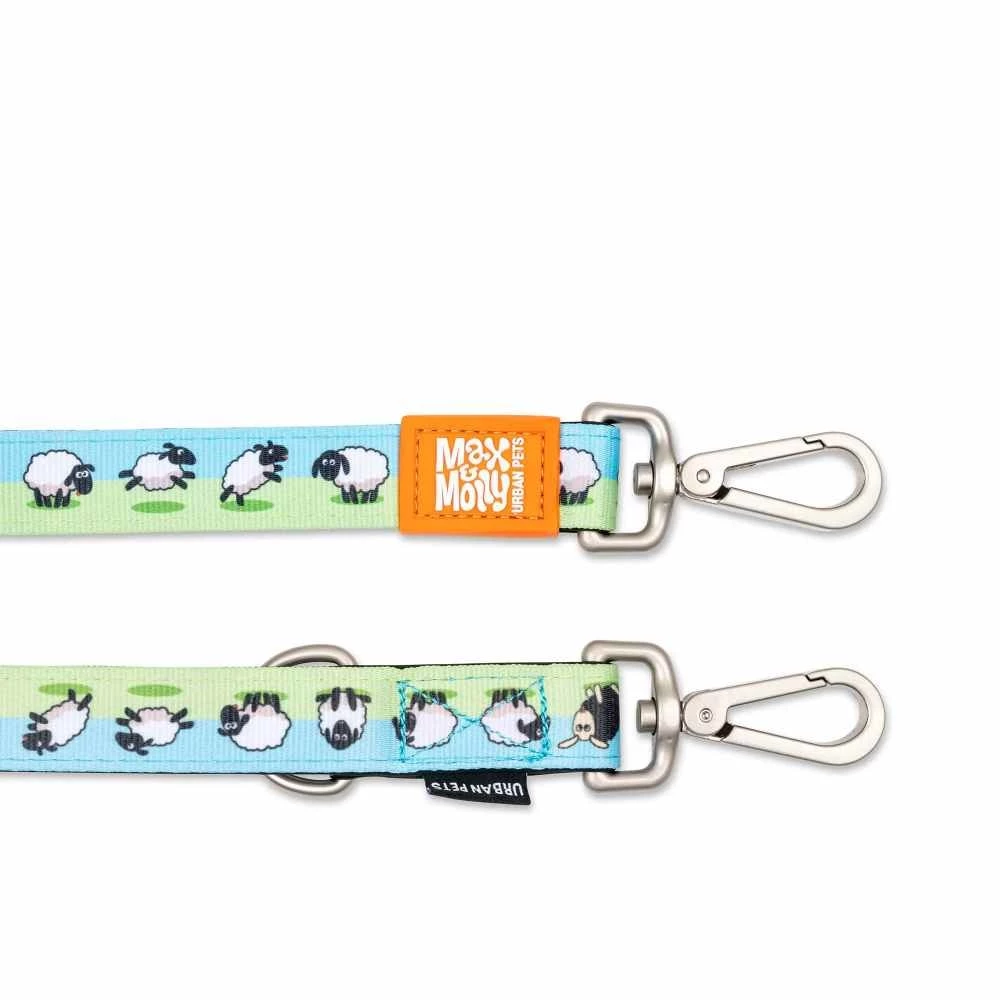 Max&Molly Max & Molly Hondenriem Multi Function Black Sheep 7 Max&Molly Max & Molly Hondenriem Multi Function Black Sheep - Afbeelding 5