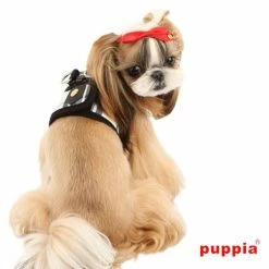 Puppia Hondentuig Junior Harness Zwart -Hond winkel image 4398