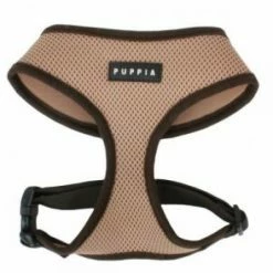 Puppia Hondentuig Soft Harness Beige -Hond winkel image 4535