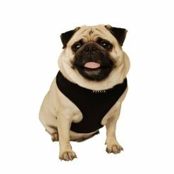 Puppia Hondentuig Soft Harness Zwart -Hond winkel image 4688