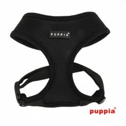 Puppia Hondentuig Soft Harness Zwart -Hond winkel image 4689