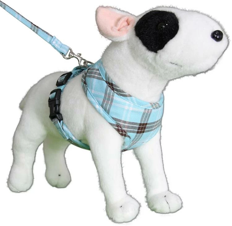 Doxtasy Hondentuig Round Loop Harnass Scottish Turquoise 3 Doxtasy Hondentuig Round Loop Harnass Scottish Turquoise