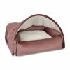 KONA CAVE Hondenmand Snuggle Cave Bed Pink Velvet -Hond winkel image 5006