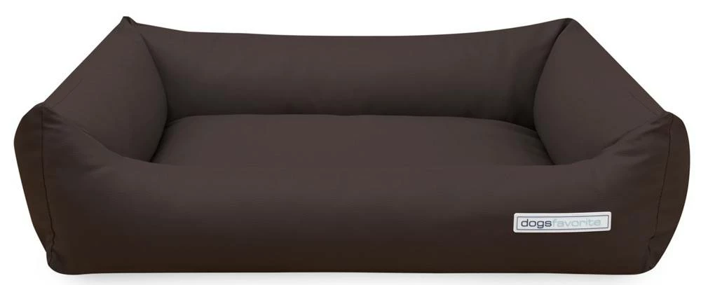 Dogsfavorite Hondenmand Kunstleer Mokka 3 Dogsfavorite Hondenmand Kunstleer Mokka