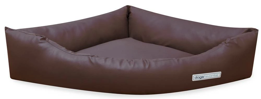 Dogsfavorite Hondenmand Dogs Corner Kunstleer Bruin 3 Dogsfavorite Hondenmand Dogs Corner Kunstleer Bruin