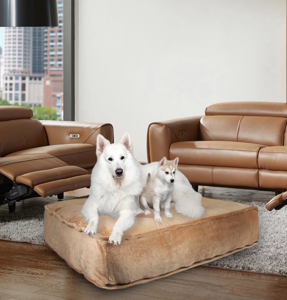 Bessie And Barnie Hondenkussen Rectangle Divine Caramel 3 Bessie And Barnie Hondenkussen Rectangle Divine Caramel